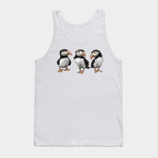 Puffins in November Tank Top